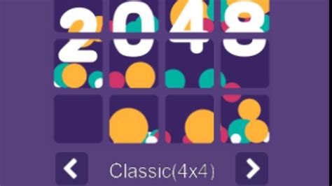 2048 animated game